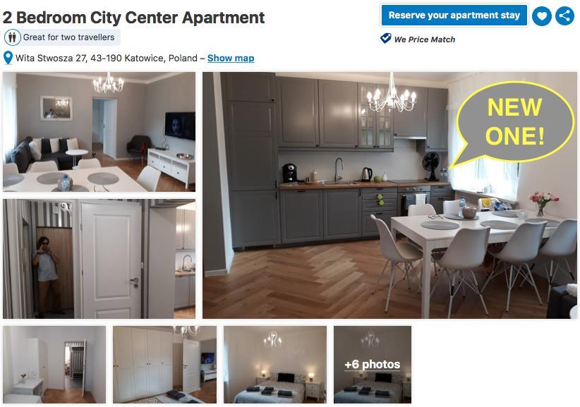 1 Bedroom Francuska Park Apartment Катовице Екстериор снимка